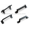 Black steel barn wood door handle doorknob sliding hardware